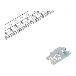 LED SMD 1206 portocalie 100-120mcd 3,2x1,6x0,8mm 120° 20mA | Electronic-mag.ro | Componente Electronice