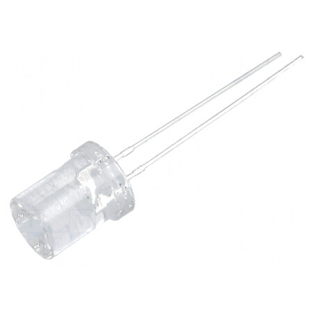 LED 8mm portocalie 100-150mcd 120° concav | Electronic-mag.ro | Componente Electronice
