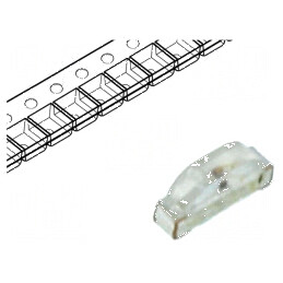 LED SMD 0802 Roșie 70-150mcd 2,1x0,6x1mm 120° 20mA | Electronic-mag.ro | Componente Electronice