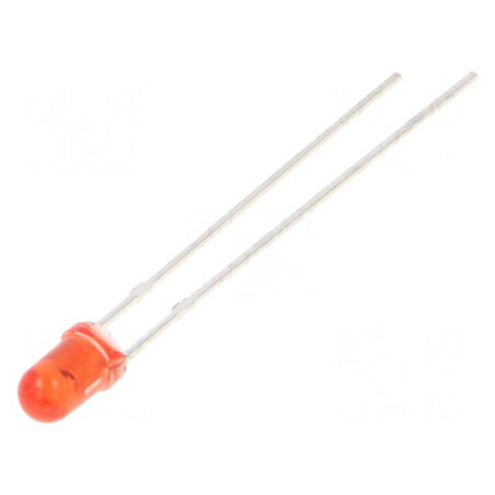 LED 3mm Roșie 220mcd 30° Convex | Electronic-mag.ro | Componente Electronice