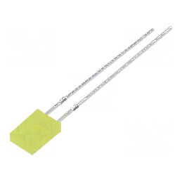 LED dreptunghiular galben 2x4,95x6,96mm 45÷68mcd 150° 20mA | Electronic-mag.ro | Componente Electronice