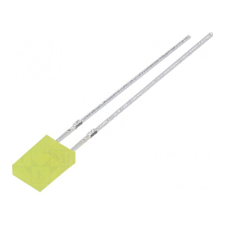 LED dreptunghiular galben 2x4,95x6,96mm 45÷68mcd 150° 20mA | Electronic-mag.ro | Componente Electronice