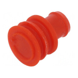 Pin de etanşare Superseal 1.5 roşie Øext 6,1mm Øorif 5,5mm | Electronic-mag.ro | Componente Electronice