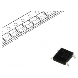 Punte redresoare monofazat Urmax 800V 0.8A 30A ABS | Electronic-mag.ro | Componente Electronice