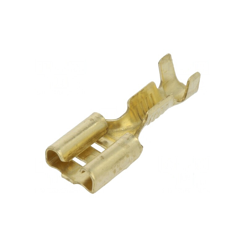 Terminal plat 6,3mm mamă pentru cablu 0,5-1,5mm2 | Electronic-mag.ro | Componente Electronice