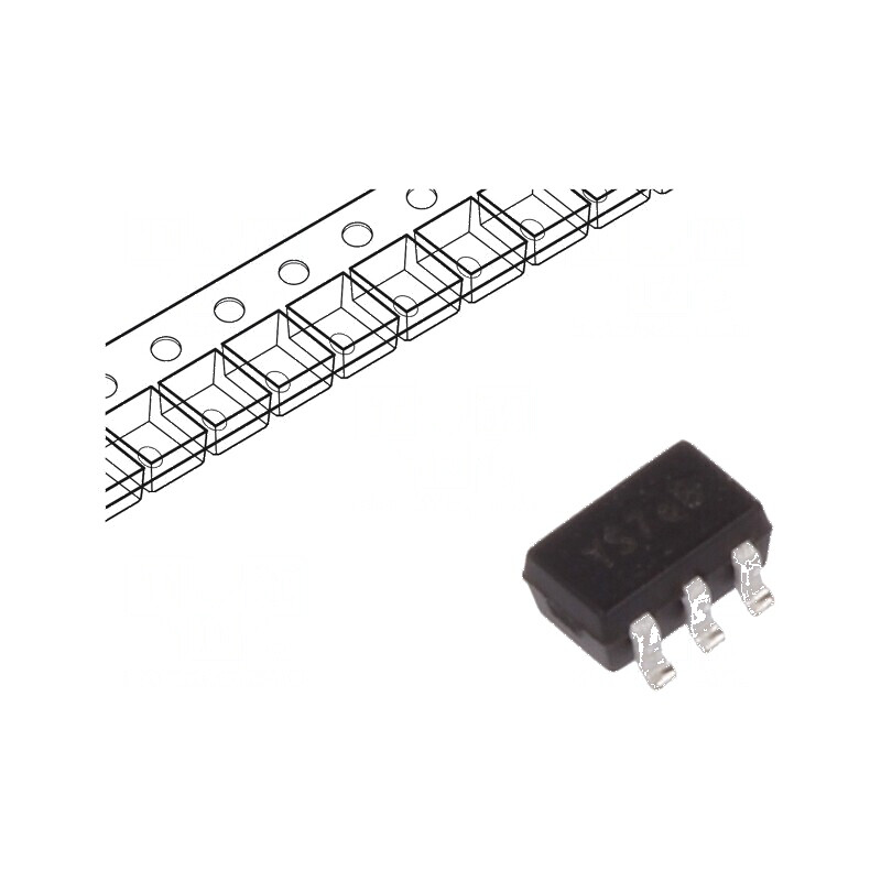 IC digital NOR SMD SOT353 1 canal 2-5.5VDC -40-125°C rolă/bandă | Electronic-mag.ro | Componente Electronice