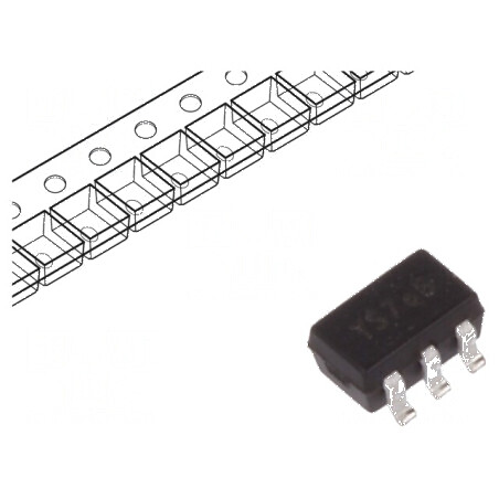 IC digital NOR SMD SOT353 1 canal 2-5.5VDC -40-125°C rolă/bandă | Electronic-mag.ro | Componente Electronice