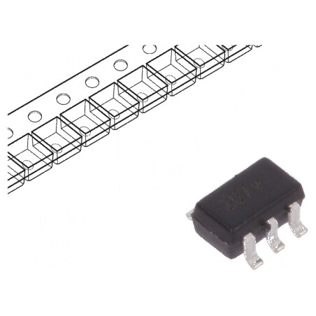 IC digital SMD SOT353 1 canal 2 intrări 4,5-5,5VDC -40-125°C | Electronic-mag.ro | Componente Electronice