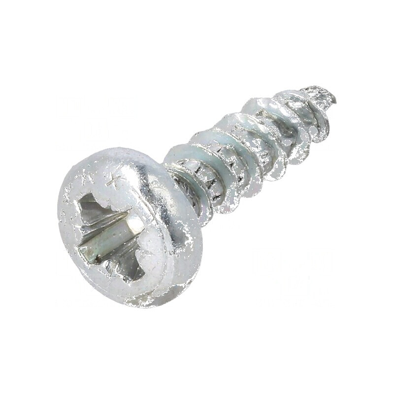 Şurub SPAX® 4x15 mm Cap Rotund Pozidriv PZ2 Oţel Zincat | Electronic-mag.ro | Componente Electronice