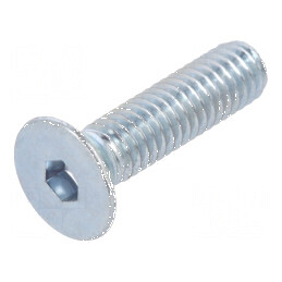Şurub M4x16 îngropat imbus HEX 2,5mm oţel zincat | Electronic-mag.ro | Componente Electronice
