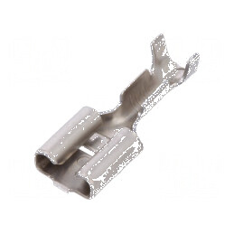 Terminal plat 6,3mm mamă 0,5-1,5mm² crimpat pe cablu | Electronic-mag.ro | Componente Electronice