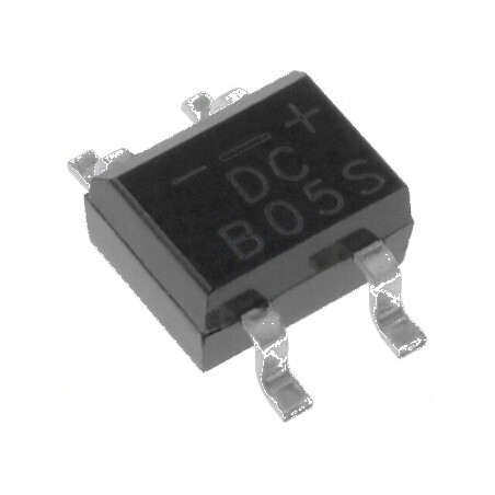 Punte redresoare monofazată 50V 0,5A DB-1MS SMT | Electronic-mag.ro | Componente Electronice