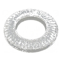 Şaibă dinţată M6 D12mm h1,85mm oţel elastic | Electronic-mag.ro | Componente Electronice