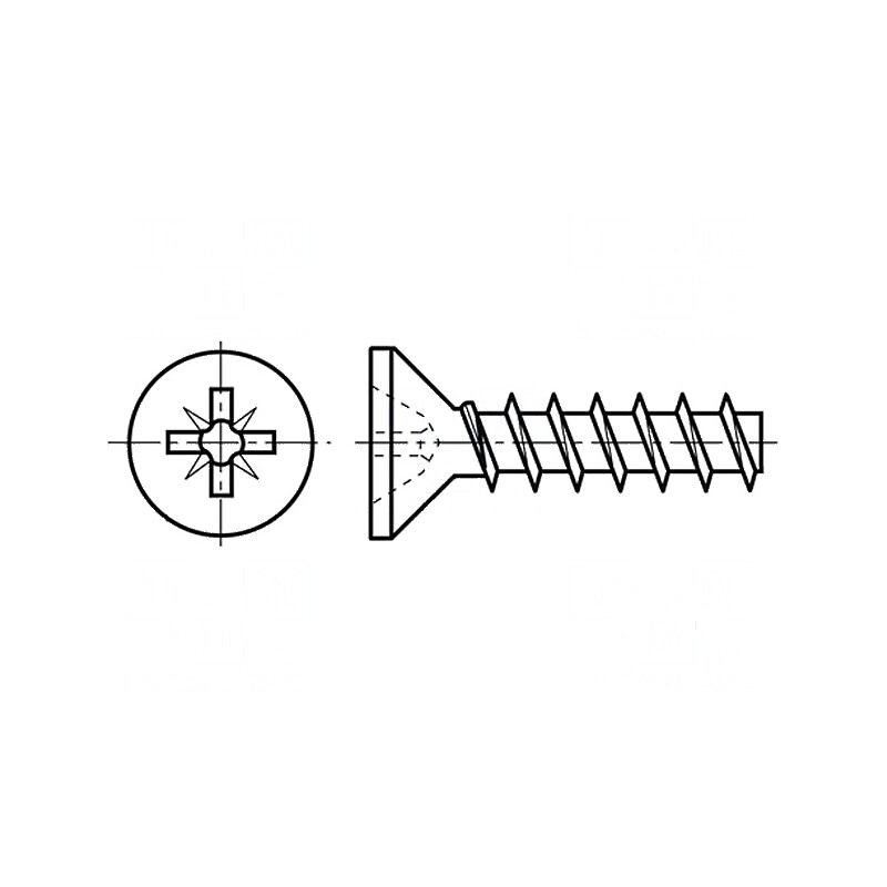 Şurub plastic 4x8 îngropat Pozidriv PZ2 oţel zinc | Electronic-mag.ro | Componente Electronice Şurub plastic 4x8 îngropat Pozidriv PZ2 oţel zinc | Electronic-mag.ro | Componente Electronice