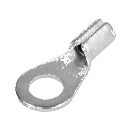 Vârf inelar M4 0,25-1,5mm² cupru neizolat crimpat pe cablu | Electronic-mag.ro | Componente Electronice
