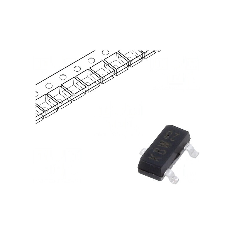 Tranzistor NPN bipolar 60V 0,1A 250mW SOT23 TO236AB | Electronic-mag.ro | Componente Electronice Tranzistor NPN bipolar 60V 0,1A 250mW SOT23 TO236AB | Electronic-mag.ro | Componente Electronice