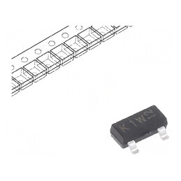 Tranzistor NPN bipolar 45V 0,1A 250mW SOT23 TO236AB | Electronic-mag.ro | Componente Electronice