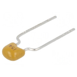 Condensator ceramic 150nF 50V Y5V ±10% THT 5mm | Electronic-mag.ro | Componente Electronice