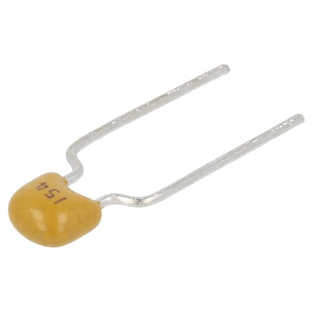 Condensator ceramic 150nF 50V Y5V ±10% THT 5mm | Electronic-mag.ro | Componente Electronice