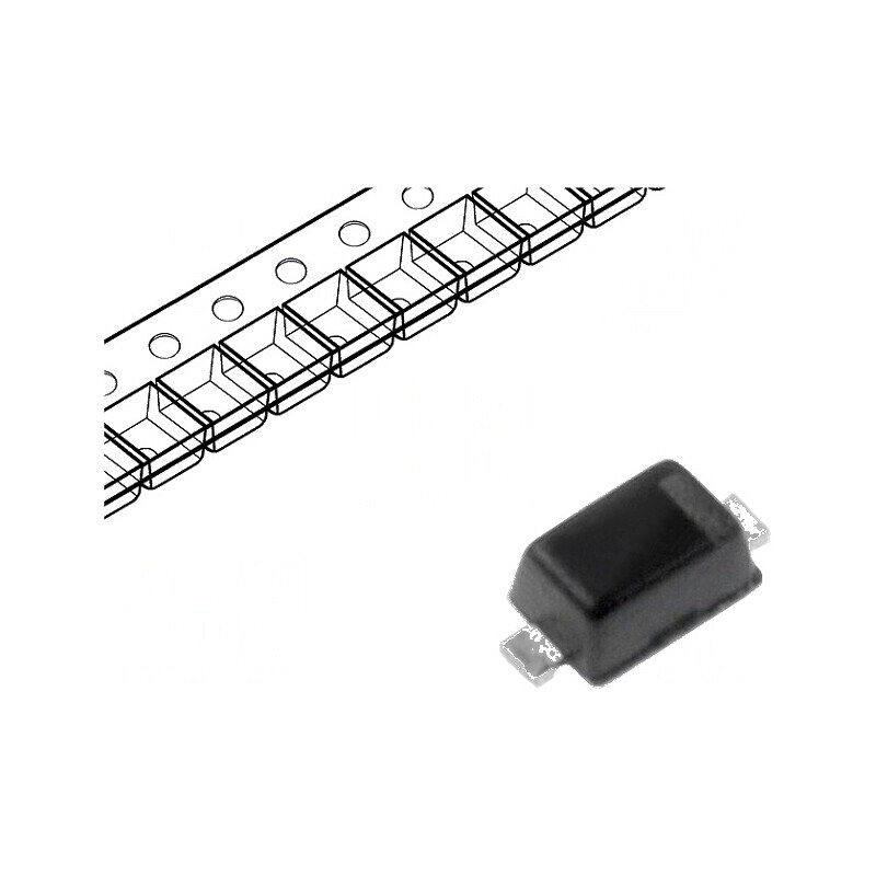 Diodă TVS 174W 6,2V 9,4A Unidirecțională SOD523 - Rolă/Bandă | Electronic-mag.ro | Componente Electronice Diodă TVS 174W 6,2V 9,4A Unidirecțională SOD523 - Rolă/Bandă | Electronic-mag.ro | Componente Electronice