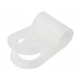 Clipsuri tip P pentru cabluri Ø3mm din poliamidă | Electronic-mag.ro | Componente Electronice