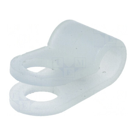 Clipsuri tip P pentru cabluri Ø3mm - poliamidă | Electronic-mag.ro | Componente Electronice