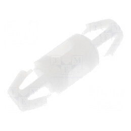 Distanţier PCB poliamidă 6,4mm clichet natural | Electronic-mag.ro | Componente Electronice