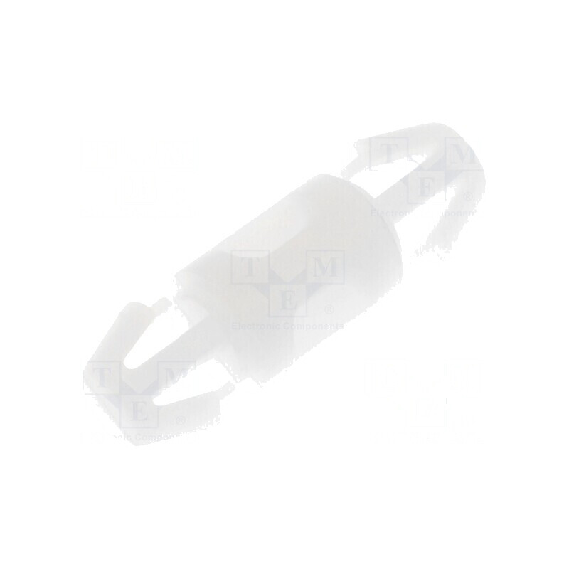 Distanţier PCB poliamidă 6,4mm clichet natural | Electronic-mag.ro | Componente Electronice