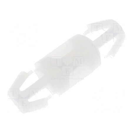 Distanţier PCB poliamidă 6,4mm clichet natural | Electronic-mag.ro | Componente Electronice