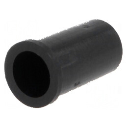 Montură LED 5mm monobloc neagră UL94V-2 11,4mm | Electronic-mag.ro | Componente Electronice