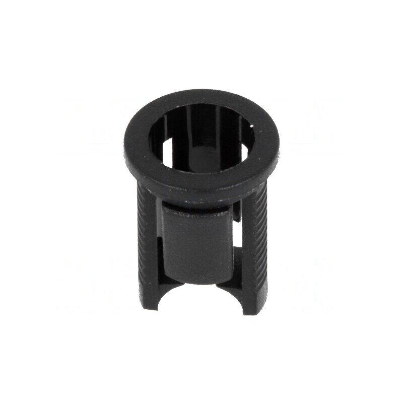 Montură LED 5mm monobloc neagră UL94V-2, L: 9,8mm | Electronic-mag.ro | Componente Electronice Montură LED 5mm monobloc neagră UL94V-2, L: 9,8mm | Electronic-mag.ro | Componente Electronice