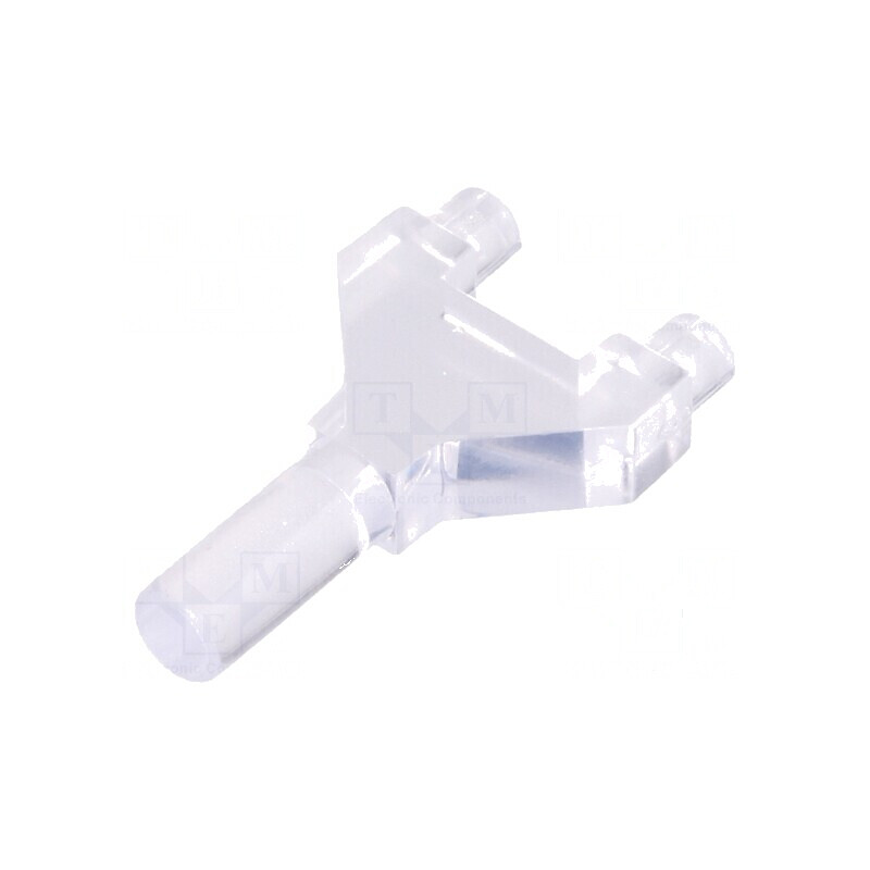 Tub LED rotund 3mm pentru PCB orificiu montare 2,5mm | Electronic-mag.ro | Componente Electronice