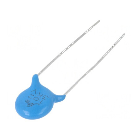 Condensator ceramic 1nF 3kVDC Y5P ±10% 7,5mm | Electronic-mag.ro | Componente Electronice