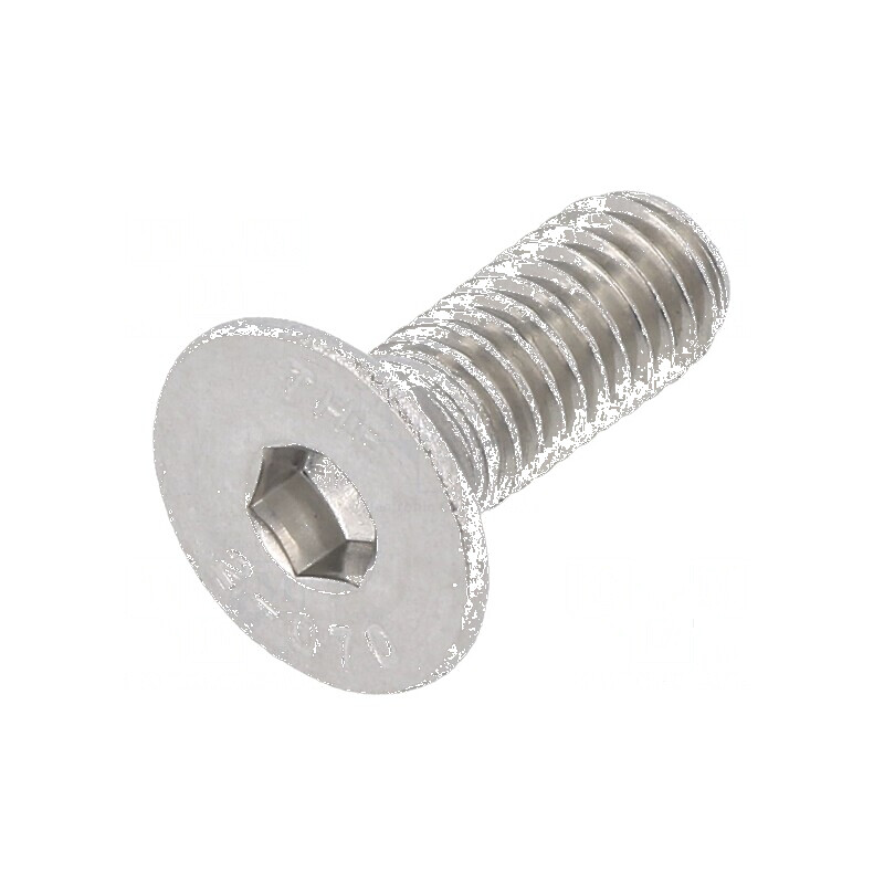 Şurub M6x16 îngropat imbus HEX 4mm oțel inoxidabil A2 | Electronic-mag.ro | Componente Electronice Şurub M6x16 îngropat imbus HEX 4mm oțel inoxidabil A2 | Electronic-mag.ro | Componente Electronice