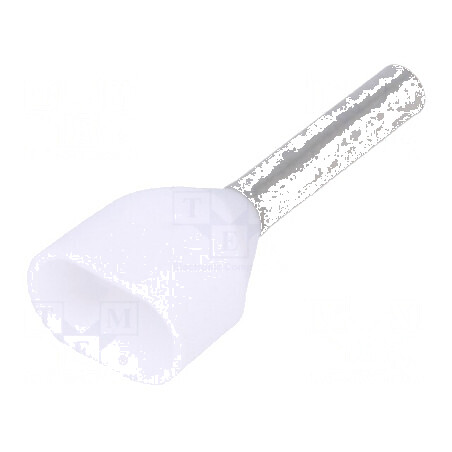 Vârf tub de capăt izolată dublă cupru 0,5mm2 8mm cositorit | Electronic-mag.ro | Componente Electronice
