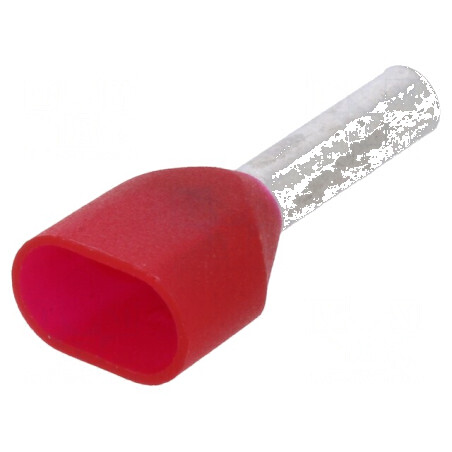 Vârf tub capăt izolată dublă cupru 1mm² 8mm cositorit | Electronic-mag.ro | Componente Electronice