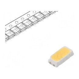 LED alb 116° 60mA 20-24,5lm 3x1,4x0,7mm CRI 90 | Electronic-mag.ro | Componente Electronice