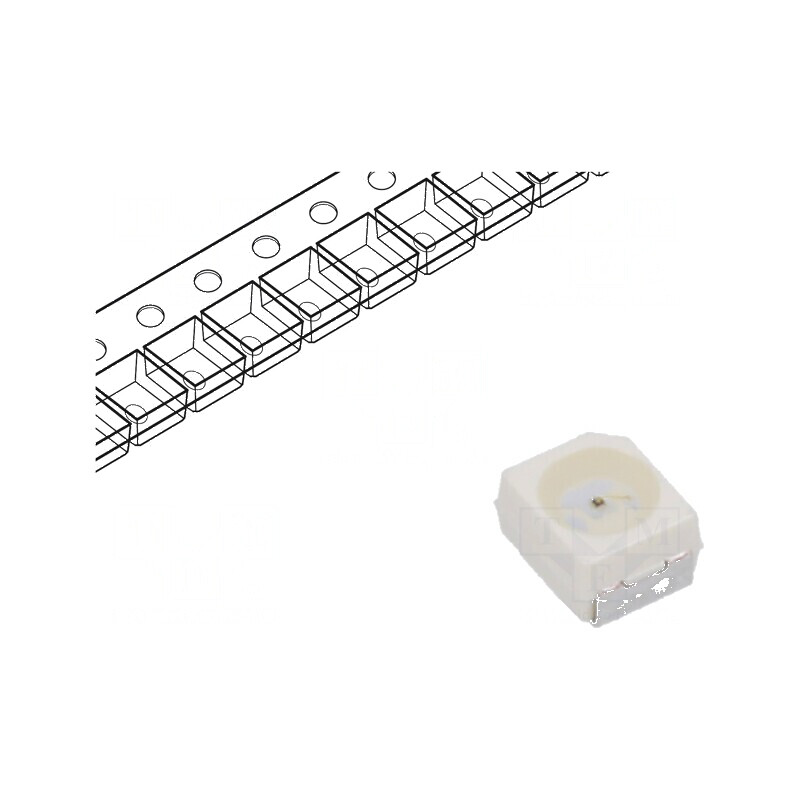 LED SMD PLCC2 verde 12,1-30,3mlm 3,55-11,2mcd 3x3,4x2,1mm | Electronic-mag.ro | Componente Electronice LED SMD PLCC2 verde 12,1-30,3mlm 3,55-11,2mcd 3x3,4x2,1mm | Electronic-mag.ro | Componente Electronice