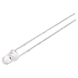 LED 3mm galben 2500-4000mcd 24° convex | Electronic-mag.ro | Componente Electronice