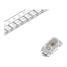 LED SMD 0603 PLCC2 portocalie 100-105mcd 1,6x0,8x0,55mm 120° | Electronic-mag.ro | Componente Electronice