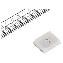 LED UV 2835 SMD 100mcd 440nm 60mA 20mW | Electronic-mag.ro | Componente Electronice