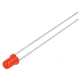 LED roșu 3,1mm 5,6-12,6mcd 60° convex 2-2,5V | Electronic-mag.ro | Componente Electronice