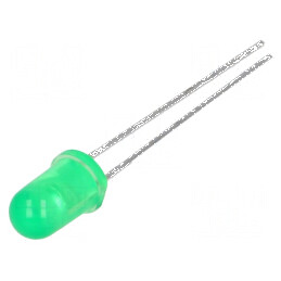 LED 5mm Verde 38mcd 30° Convex 1,8V | Electronic-mag.ro | Componente Electronice