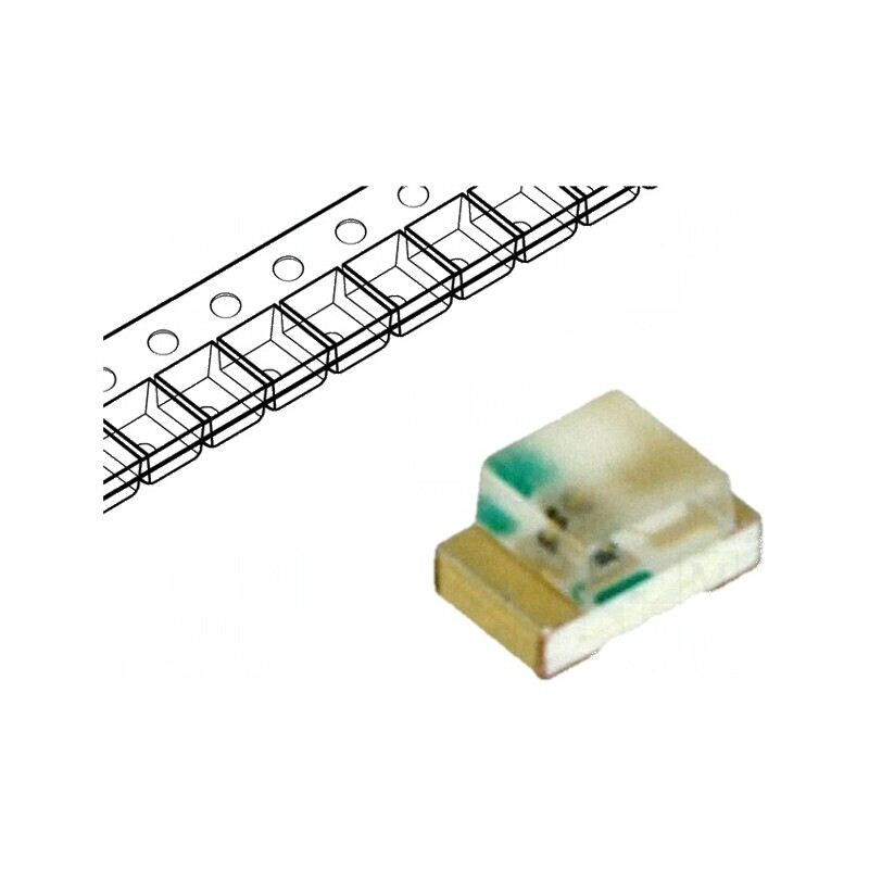 LED SMD 0805 roșie 18-54mcd 2x1,25x1,1mm 130° 2-2,4V 20mA | Electronic-mag.ro | Componente Electronice