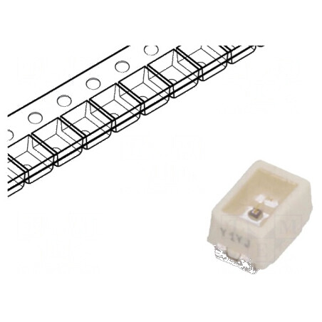 LED SMD 2014 Mini PLCC2 Galben 480-950lm 140-280mcd 120° | Electronic-mag.ro | Componente Electronice