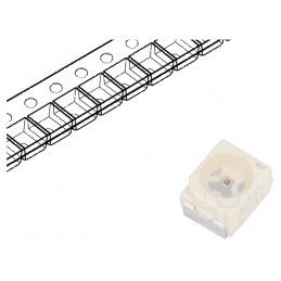 LED SMD 3528 Galben PLCC2 380mlm 3,4x3x2,1mm | Electronic-mag.ro | Componente Electronice