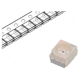 LED SMD 3528 PLCC2 galben 20-30lm 5,6-14mcd 3,4x3x2,1mm | Electronic-mag.ro | Componente Electronice