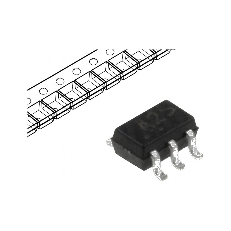 Tranzistor PNP bipolar 40V 0,2A SC70-6 SC88 SOT363 x2 | Electronic-mag.ro | Componente Electronice