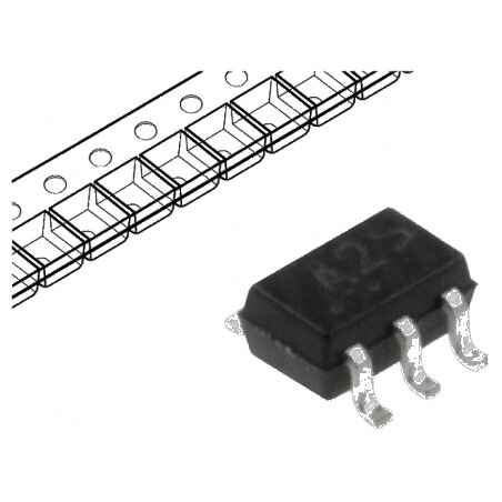 Tranzistor PNP bipolar 40V 0,2A SC70-6 SC88 SOT363 x2 | Electronic-mag.ro | Componente Electronice