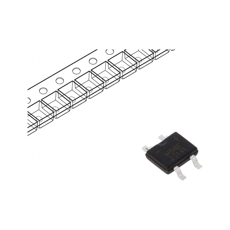 Punte redresoare monofazată Urmax 800V 0,8A 30A MBF | Electronic-mag.ro | Componente Electronice Punte redresoare monofazată Urmax 800V 0,8A 30A MBF | Electronic-mag.ro | Componente Electronice